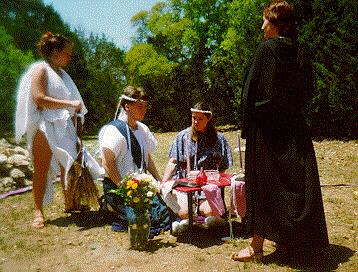 exchanging wedding vows